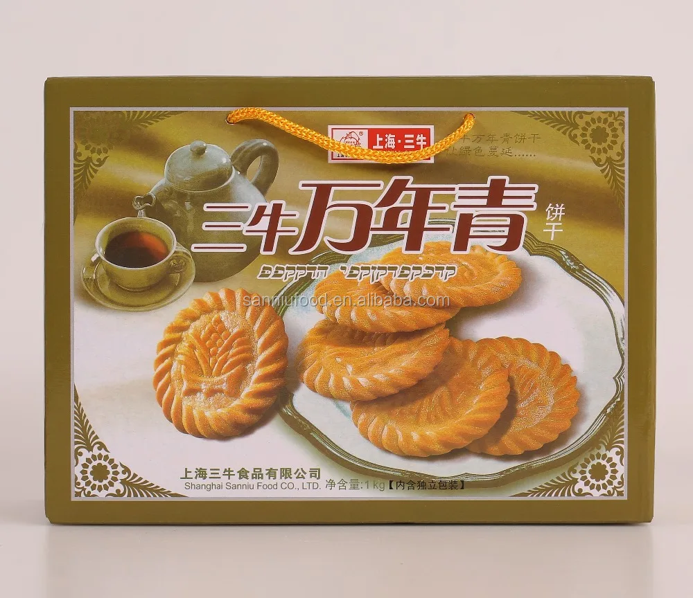 
Hot sale Evergreen Onion flavor good biscuit cracker manufacturer 