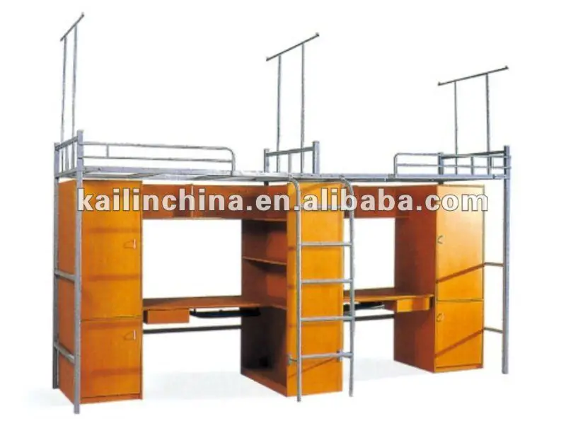 KE-19 school furniture student dormitory metal bunk bed Kaln furniture manufacturer