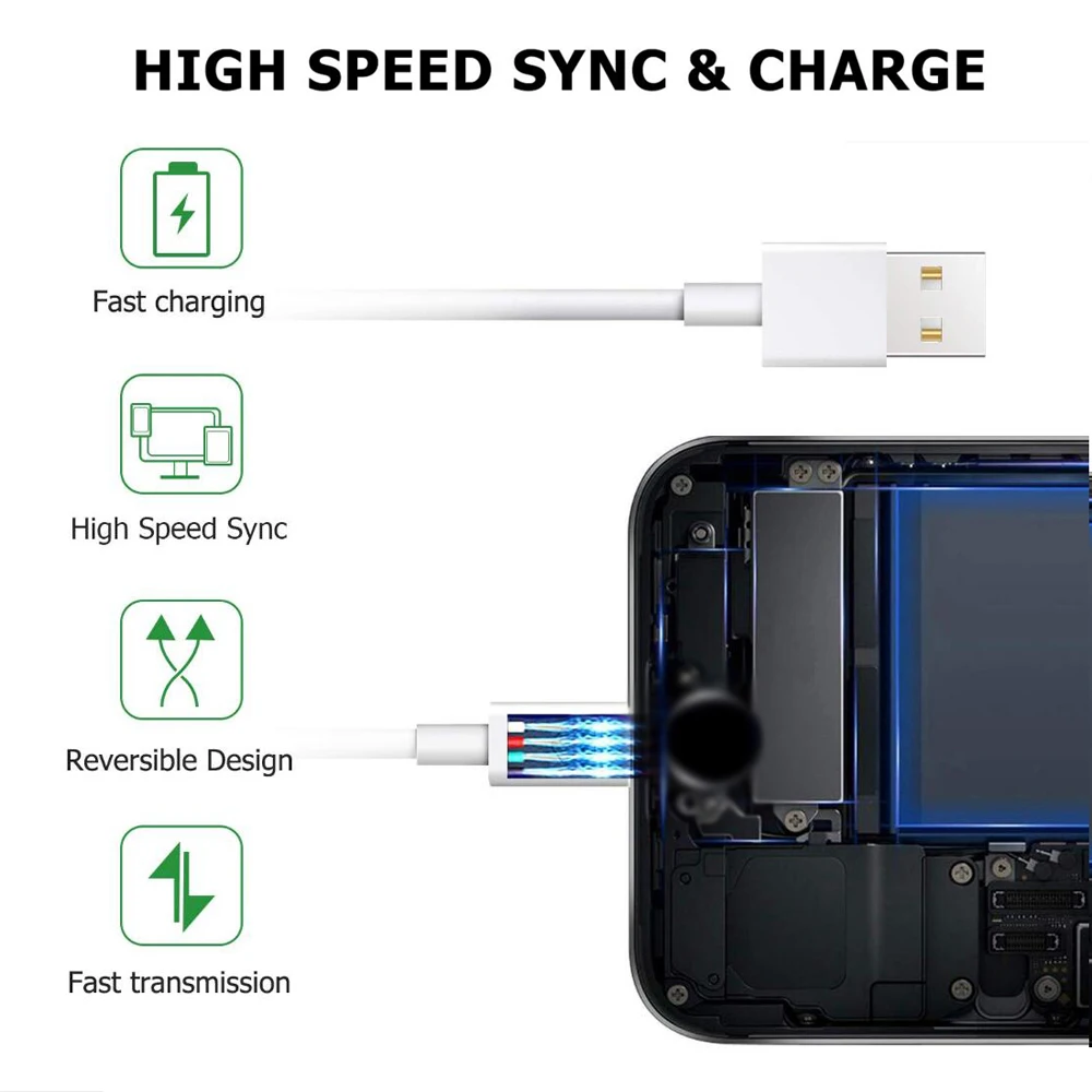 Usb-кабель для iphone 3 А 2 6 футов