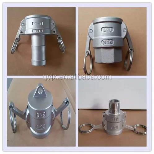 Bronze & Stainless Steel 304 & 316 C Type Hose Quick Connection Sleeve Quick Connector 10mm 30mm BSPT Piping Hydraulics Standard