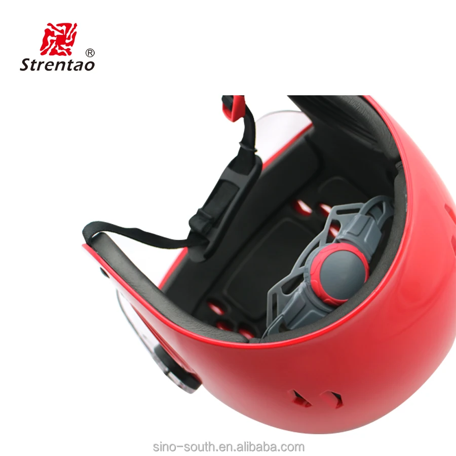 High quality outdoor rafting water helmet ce standard with helmet visor