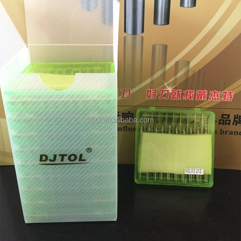 double flutes spiral bits for cnc machine cutting for acrylic and wood