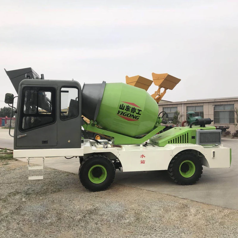 Горячая Распродажа, самая низкая цена, самозагружающийся Бетономешалка с насосом, модель FUKAI MT-1.5, китайская фабрика