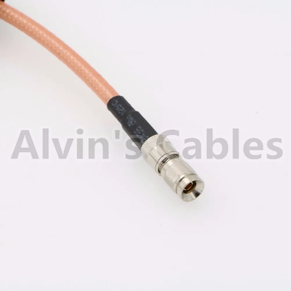 
DIN 1.0/2.3 Straight to Right angle BNC Male HD 6G SDI Cable for Blackmagic and PMW EX3 