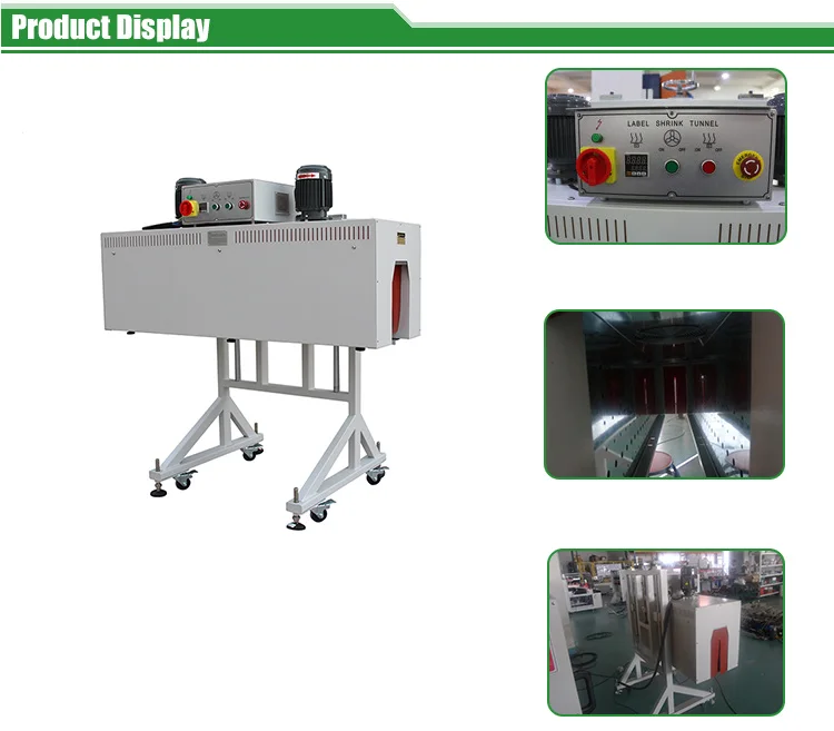 sleeve label applicator machine/ shrink tunnel heat shrink tube machine
