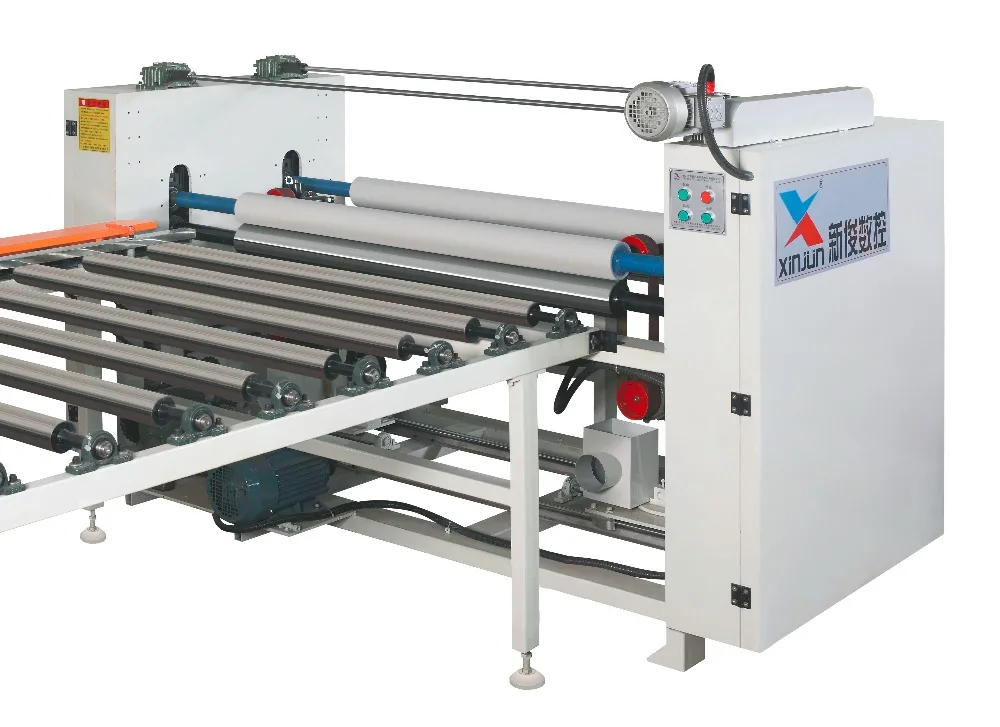 
China MDF Paper PVC laminating line press machine woodworking machinery 