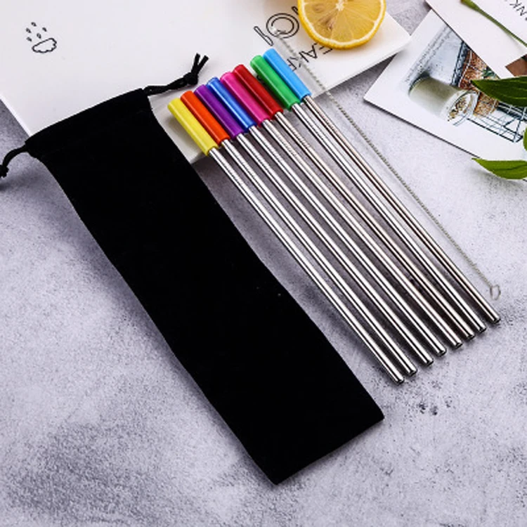 Straws Stainless Steel Colorful Silicone with Silicone Tips Drinking Straws Bar Accessories Bar / Drinking / Coffee Shop Kitchen