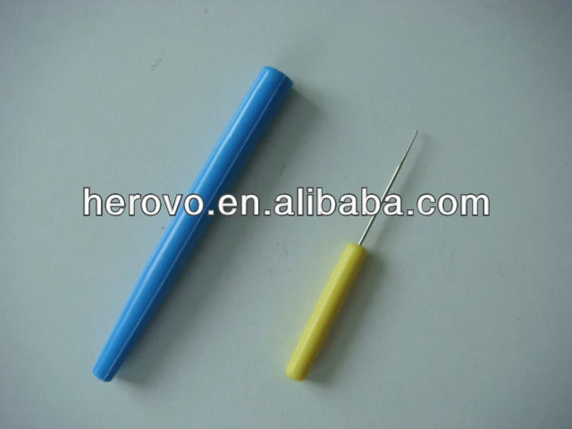 Основовязальных запчасти крюк-иглы 0.8 мм прямые