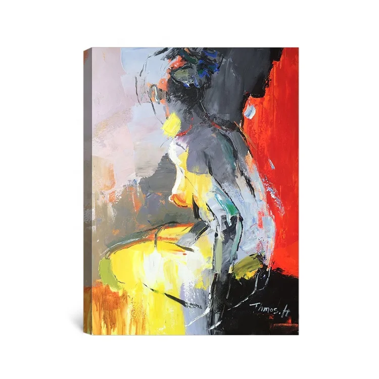 Абстрактные зонты, Горячая продажа современное искусство Обнаженная тела холст для живописи