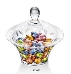 K-3056 Wholesale Premium Quality Candy Storage Box Plastic Dessert Snack Display Acrylic Fruit Plate