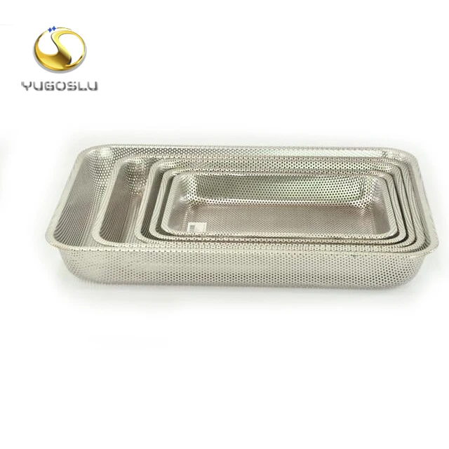 factory China Supplier Wholesale Manufacturing Factory Prices Amazon perforated baking tray stainless steel perforated plate