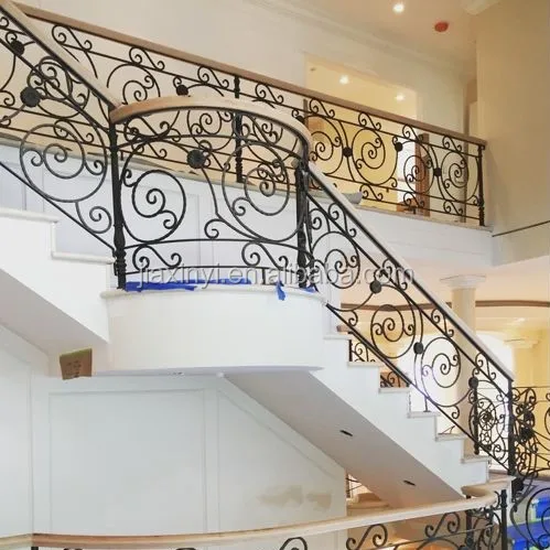 2019 hot sales customized wrought iron stair railing