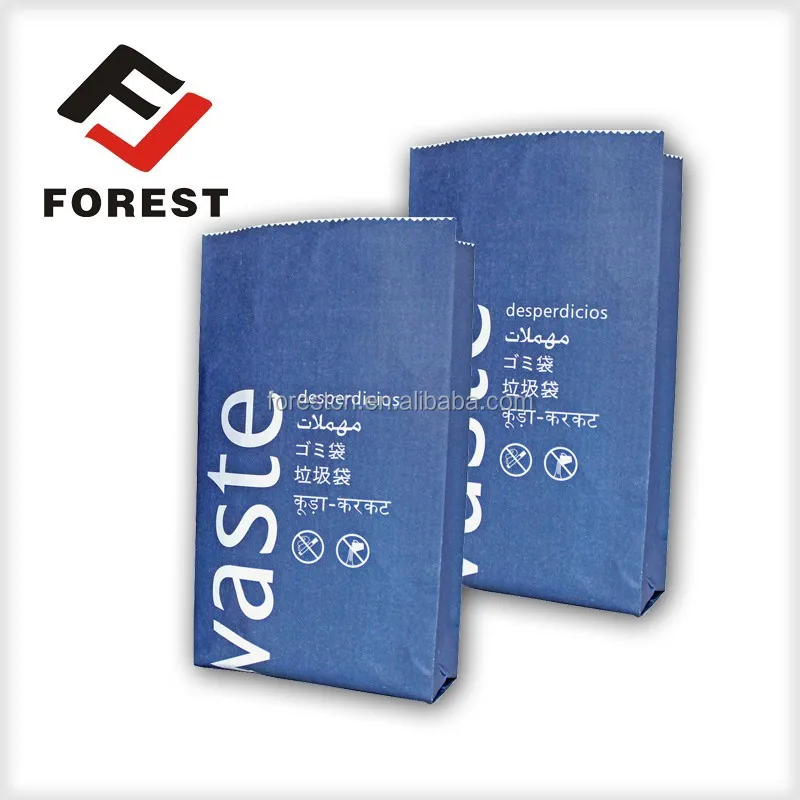 customization bottom square air sickeness bag, waterproof paper bag printing