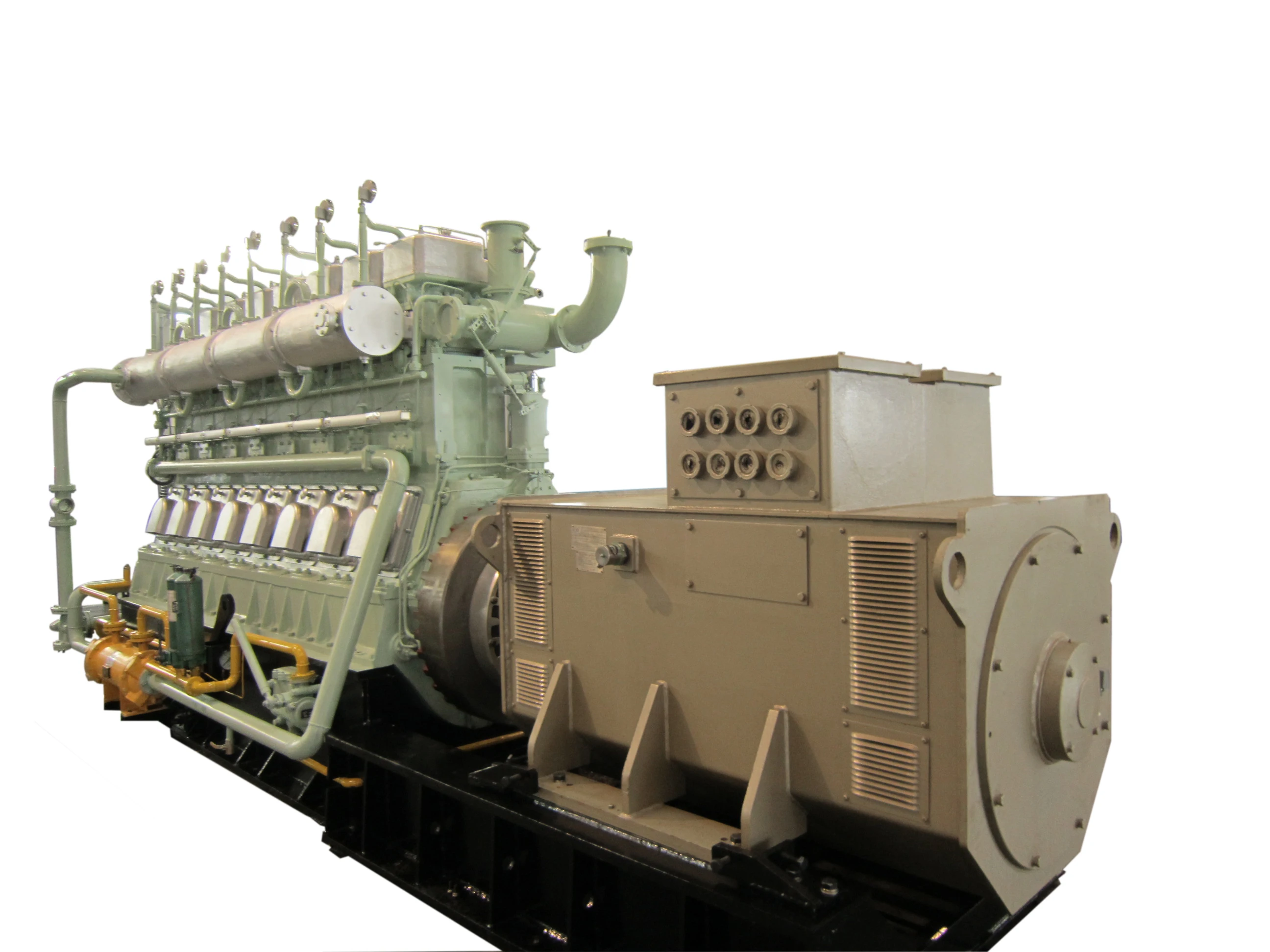 CE ISO Authorized 300 series 500kW Low Speed Producer Gas Generator Set