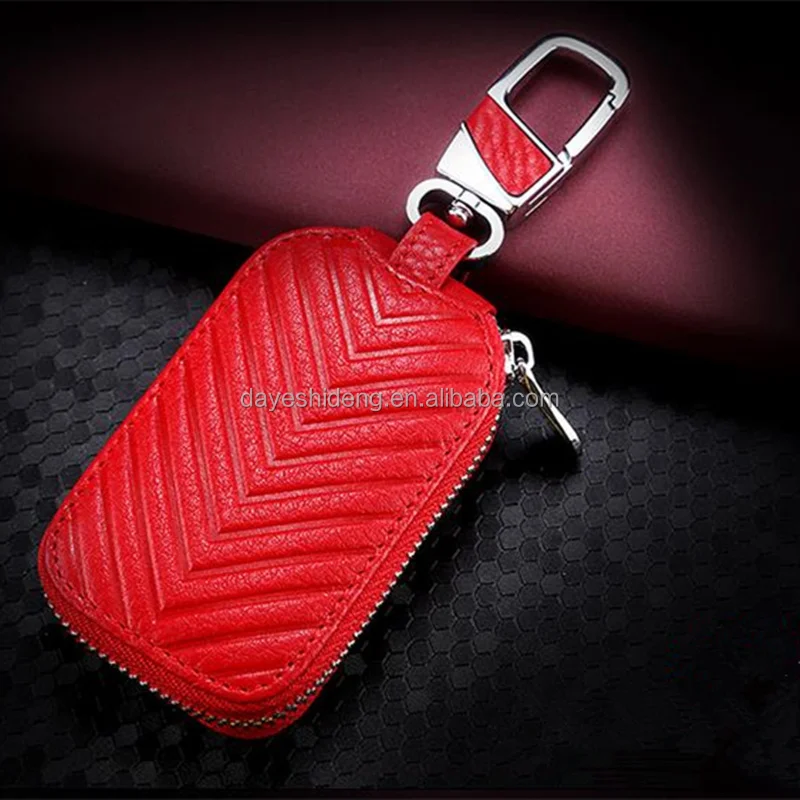 2016 New leather car key wallet case for Audi Buick Cadillac key