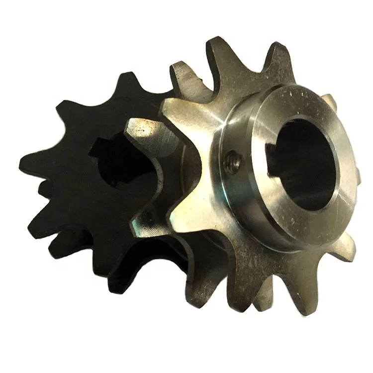 
Hot sell custom size simplex ISO standard steel chain double teeth sprockets for transmission parts 