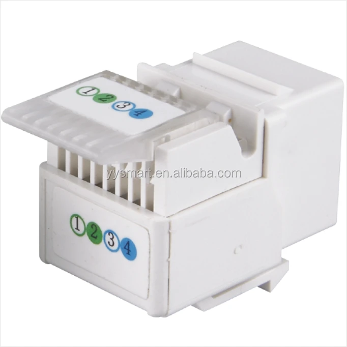 CAT3 telephone UTP Unshield 6p6c rj11 rj12 tooless Keystone Jack