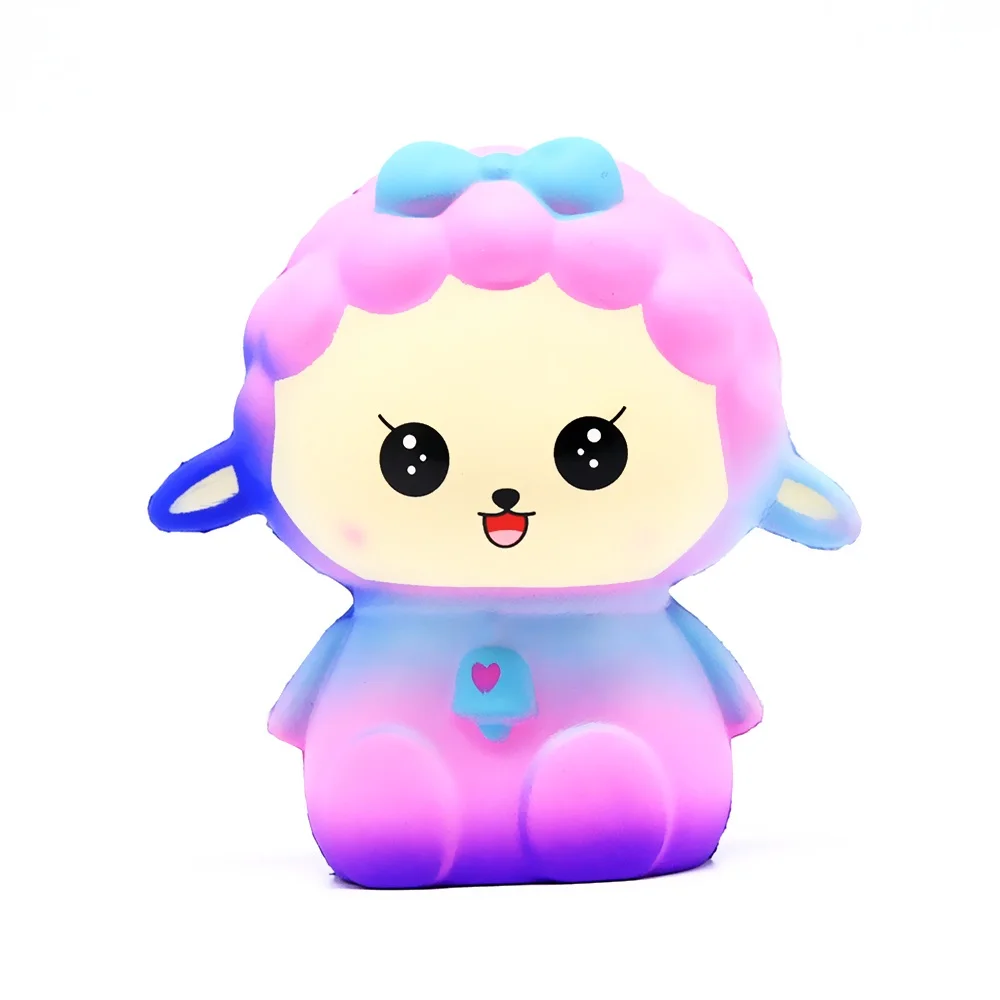 Customized Kawaii Cute Sheep Very Slow Rising PU Squishy Animals Toys