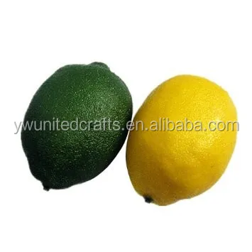 Реалистичный искусственный лимон фрукты поддельная пена для украшения