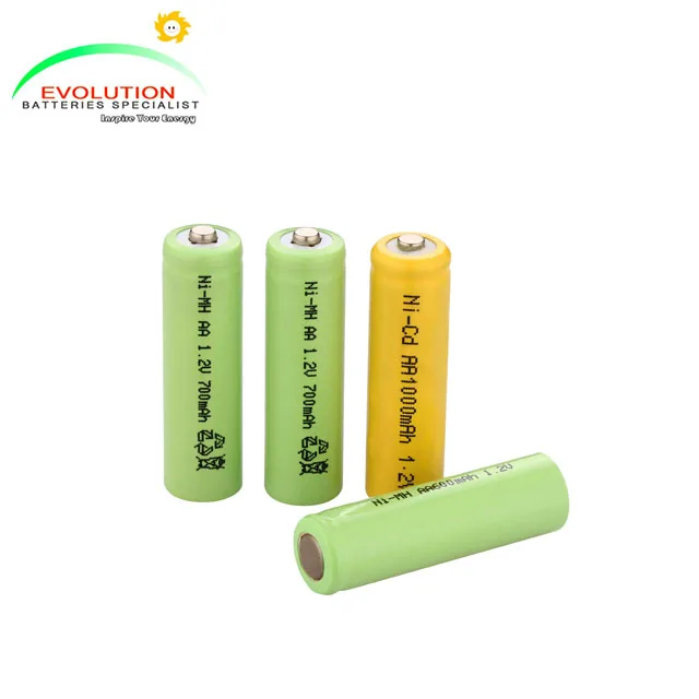 NiMH Batteries AA 600mAh 1.2V Manufacturer with ISO9001,CE,ROHS certificates