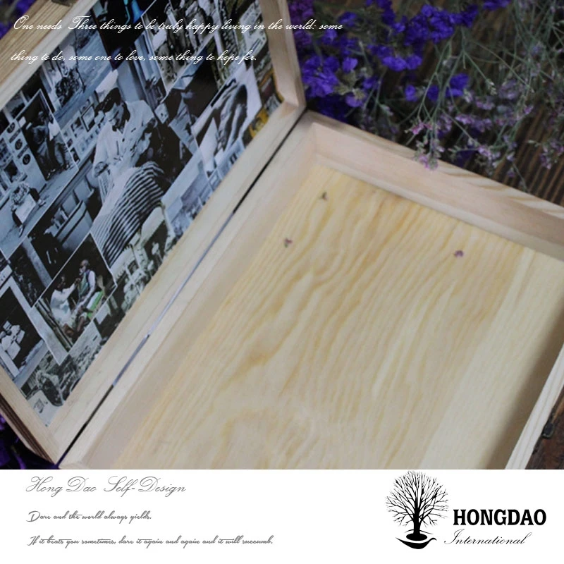 
HONGDAO vintage wooden box, vintage box for barbershop 