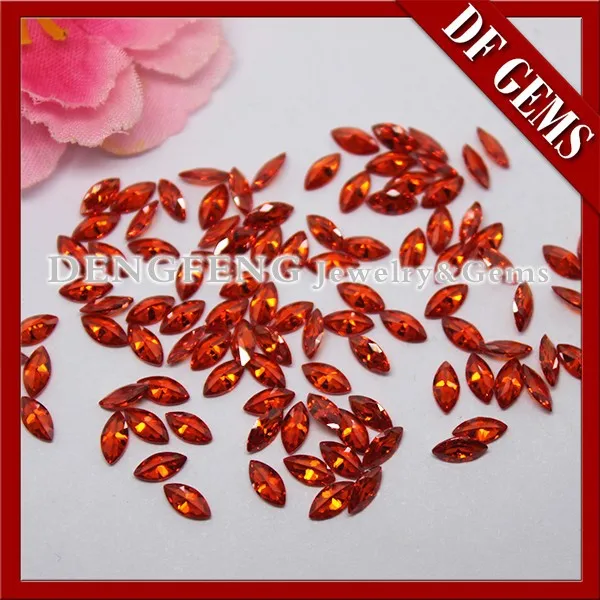 Маркиза вырезать оранжевый цирконий ааа класса для продажи