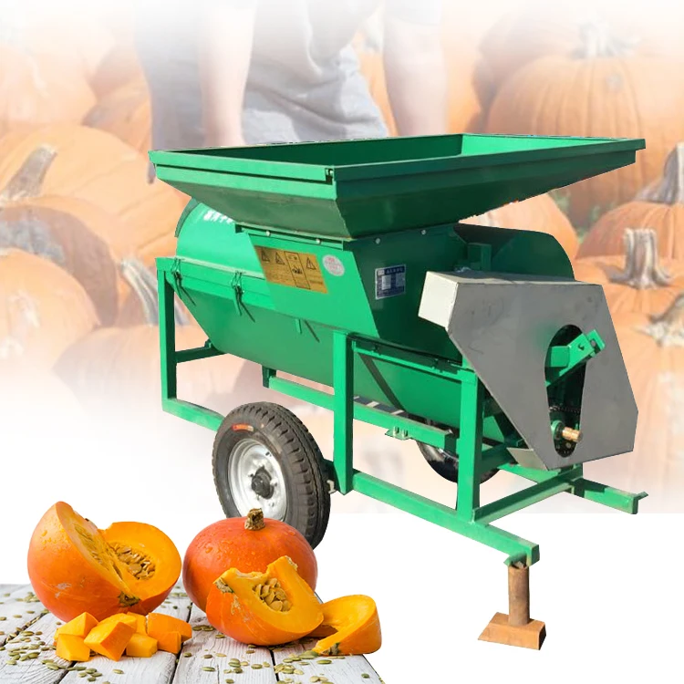 Pumpkin melon seeds dehuller and harvester machine