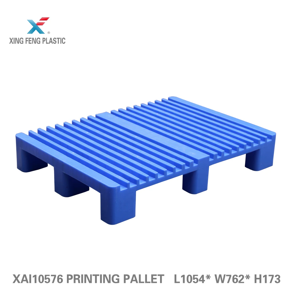 Printing machine eu high quality grid recyclable plastic pallet,printer pallets