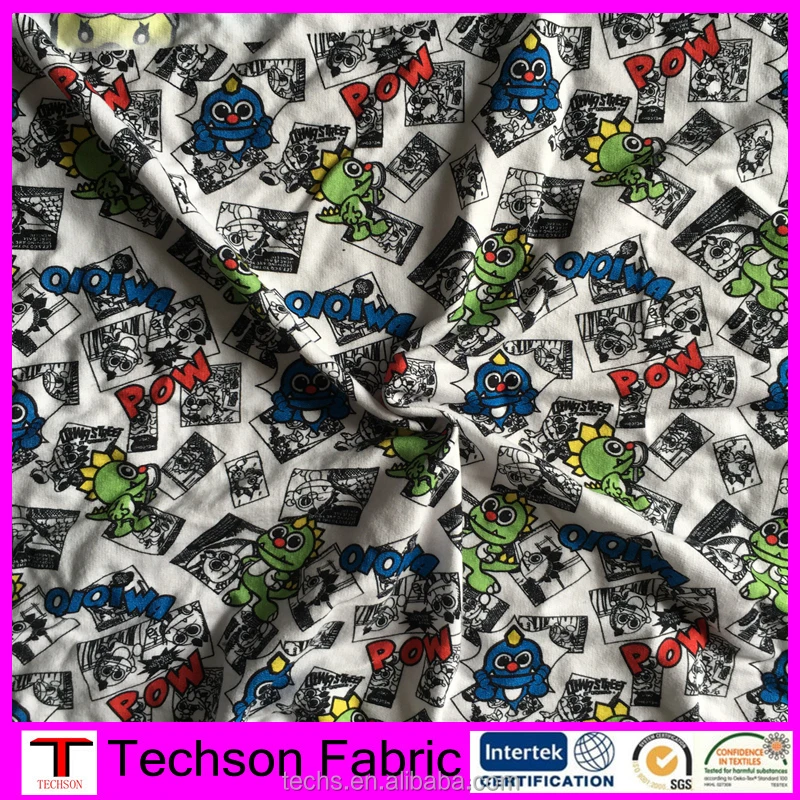 
Digital print cotton spandex french terry fabric,digital print french terry fabric for baby NO MOQ 