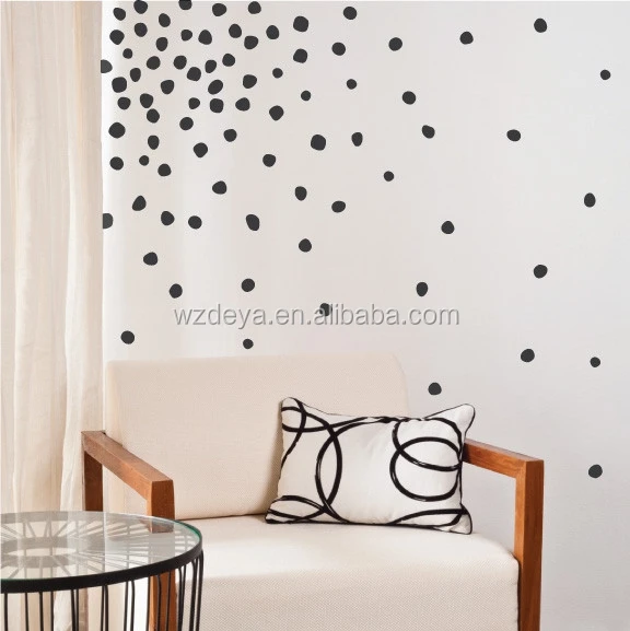 2017 New Design Top Quality Gold Dot Wall Sticker