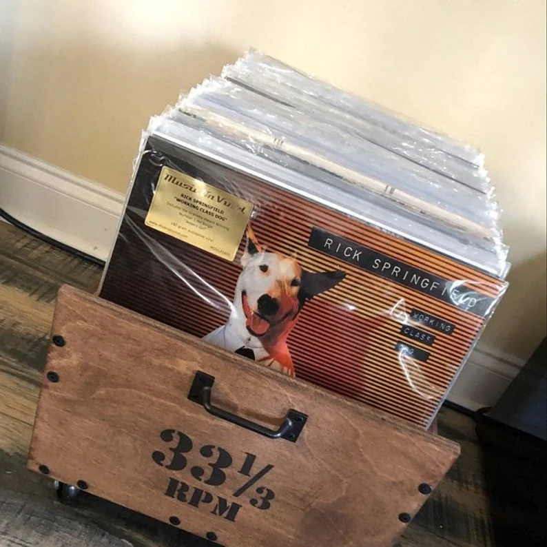 
YG Craft Stained LP Crate (with Customizable Options) 