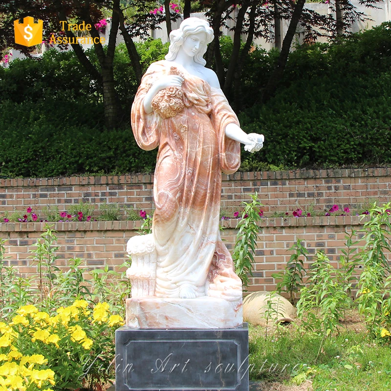 Greek Warrior Antique Marble Stone Statue Carving