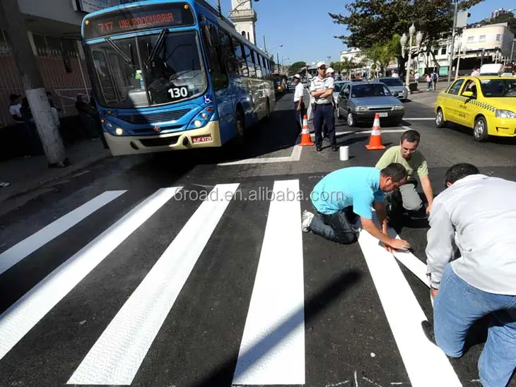 Fire Heating Hot Stick Thermoplastic Road Marking Tape