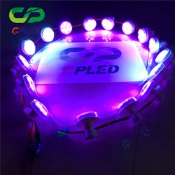 amusement lamp lights 45mm pixel 9leds smd5050 fairground turbo led cabochon E14