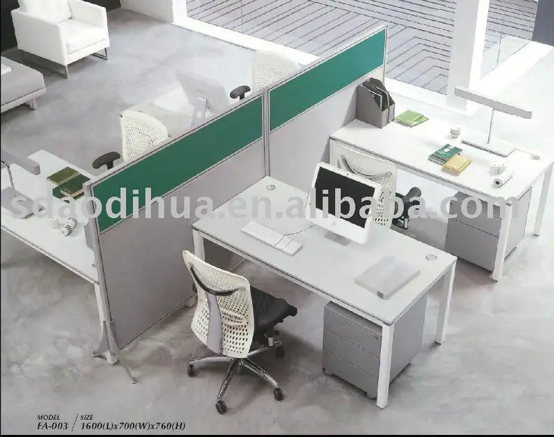 Современная меламин раздел стол