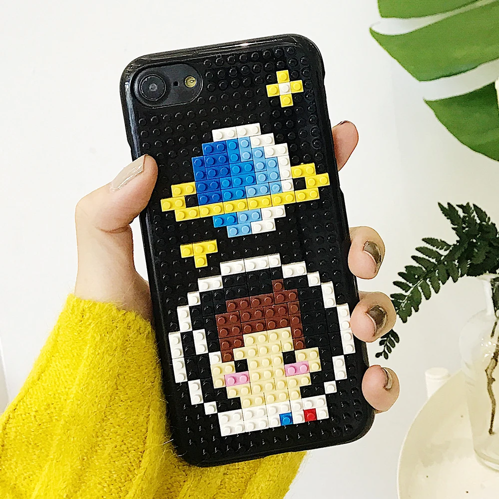 Необычные строительных блоков 6 7 Plus X для iphone 8 Plus