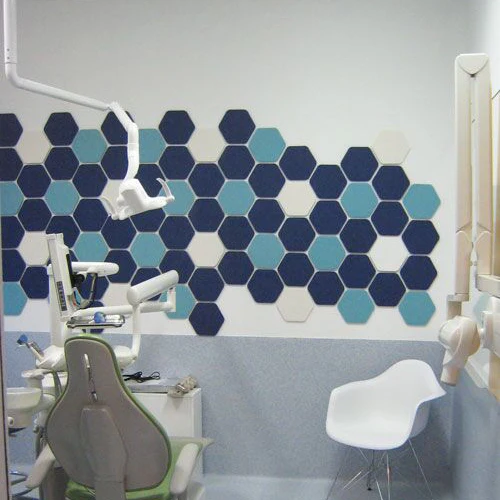 Hot sale moldable polyester fiber 3d acoustic wall panel