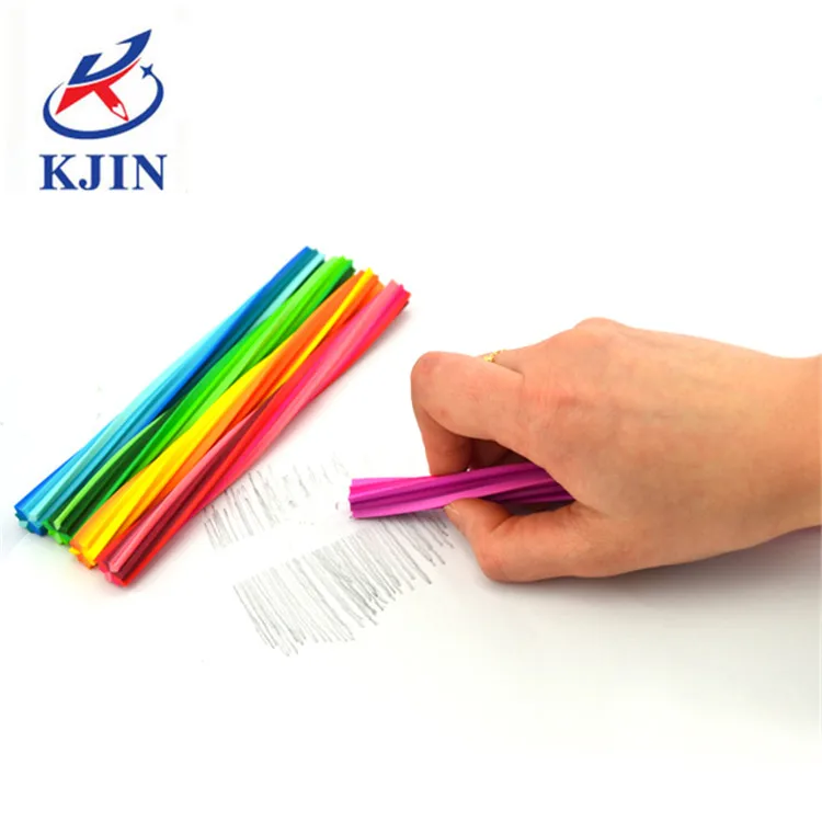 Радужный Красочный Длинный ластик для карандашей, упаковка для блистерной карты, набор ластиков 5 цветов