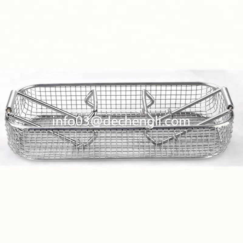 SS304 Wire Mesh Baskets/Medical disinfection frame