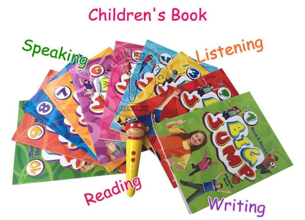 Best Price Big Jump Electric Reading Pen and English Talking Pen Book for Promotion 10 Books EB12