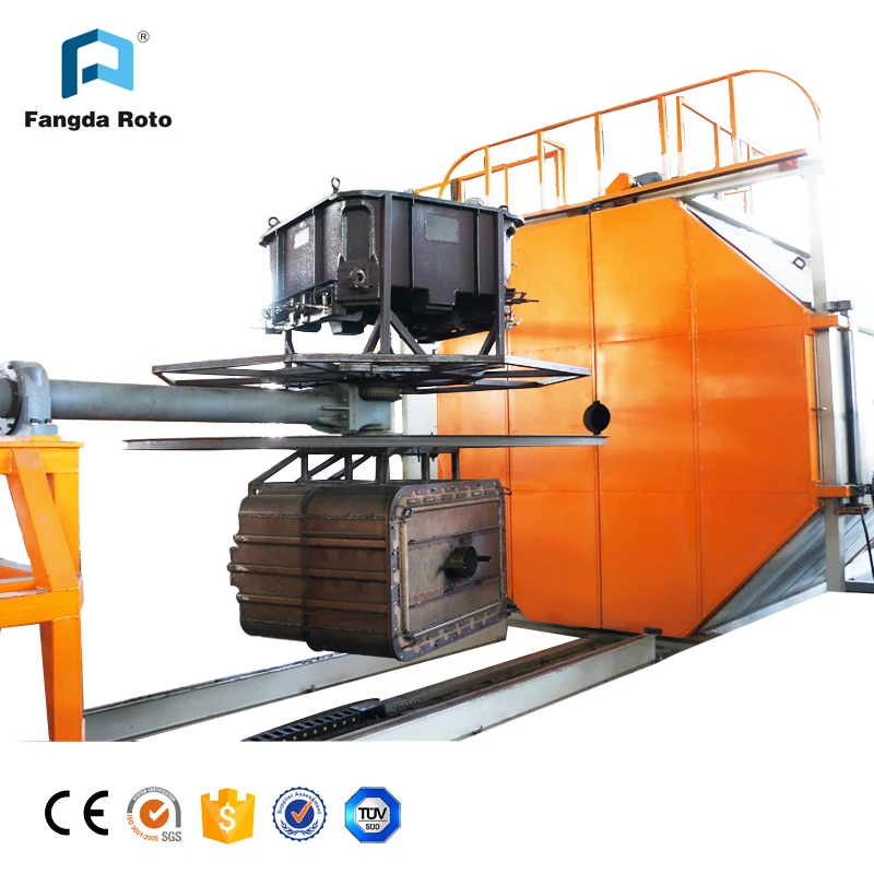 Fangda Brand military box shuttle rotational moulding machine FD2-3100