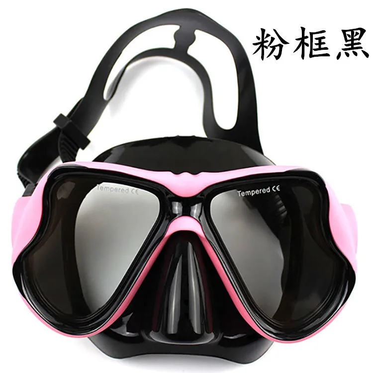 
Silicone Scuba Diving Equipment Mask Snorkel Glasses Set With Anti Fog Goggles 