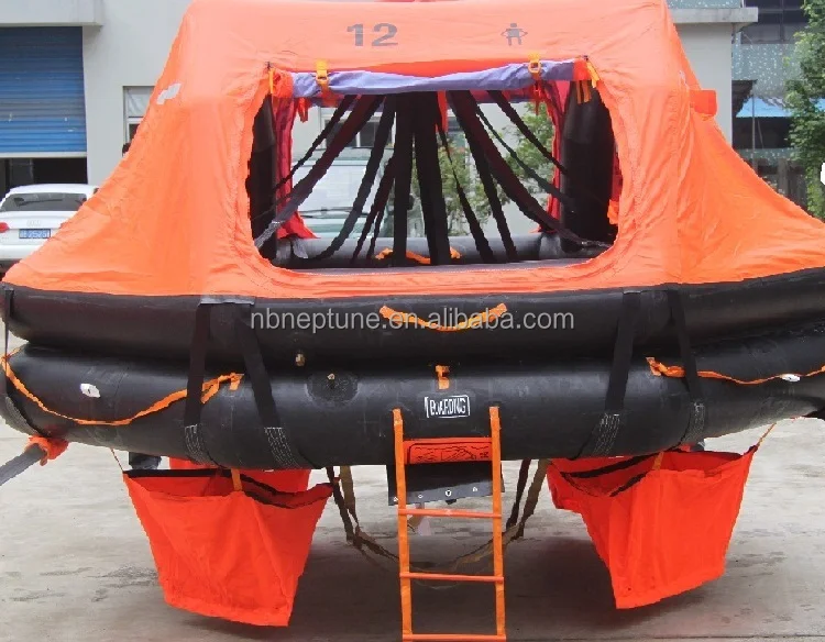 Hot Sale Cheap Davit Lunched Inflatable Life Raft 16 person