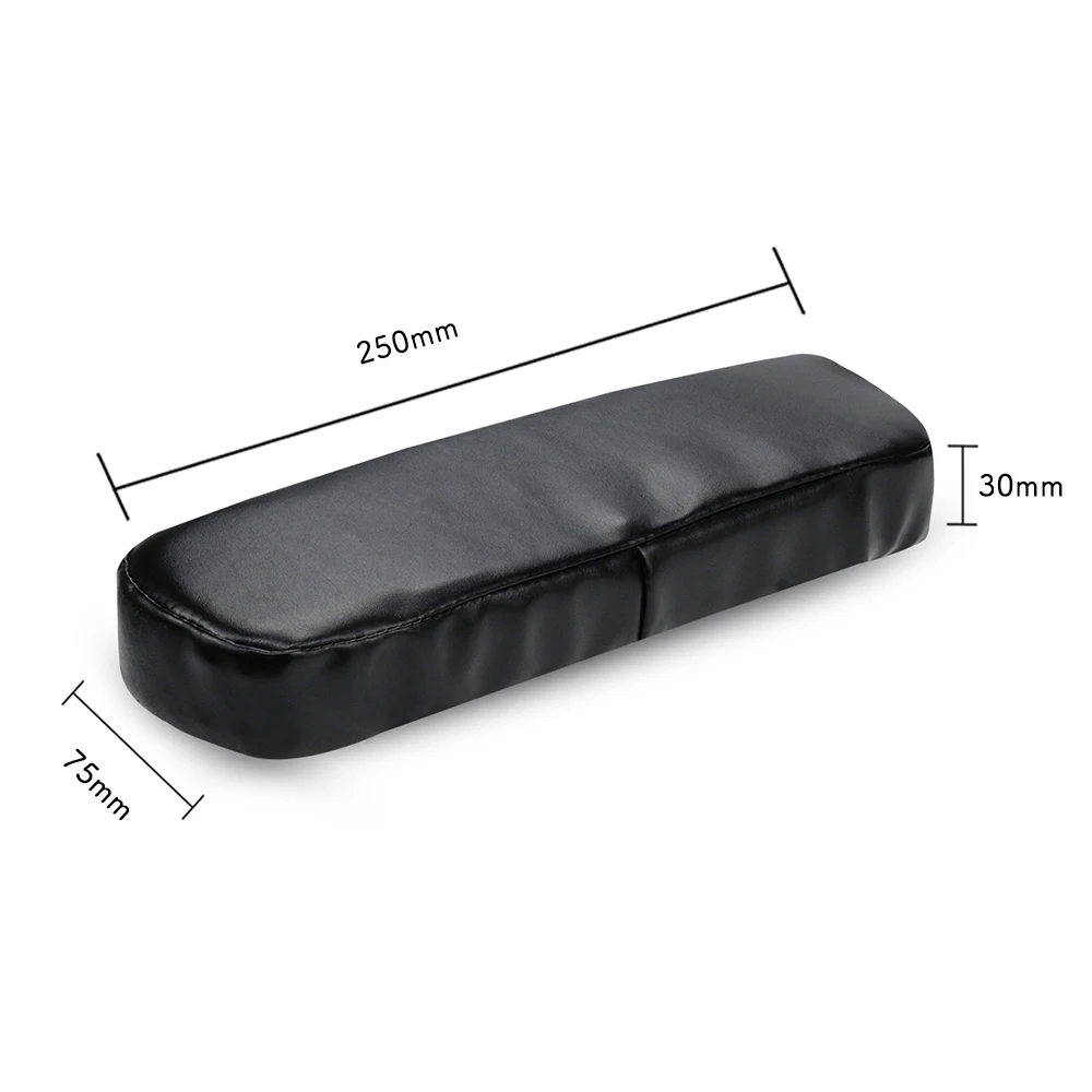 
New Chair Armrest Pads Memory Foam Elbow Pillow Support Arm Rest Covers PU Leather Armrest Chair Cushion Pads Elbow Relief 