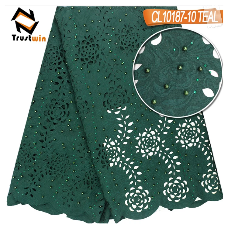 high quality wholesale net lace laser cut embroidery fabric for wedding