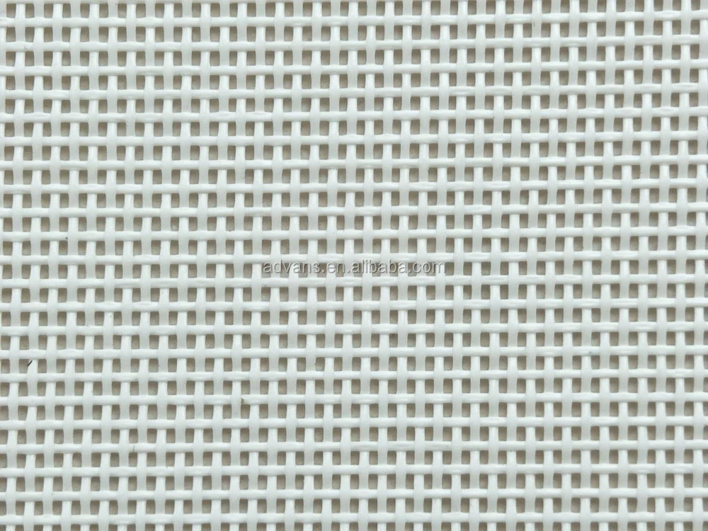 Grey 1*1 Batyline Sling Marine Vinyl PVC Woven Polyester outdoor furniture Mesh Fabric