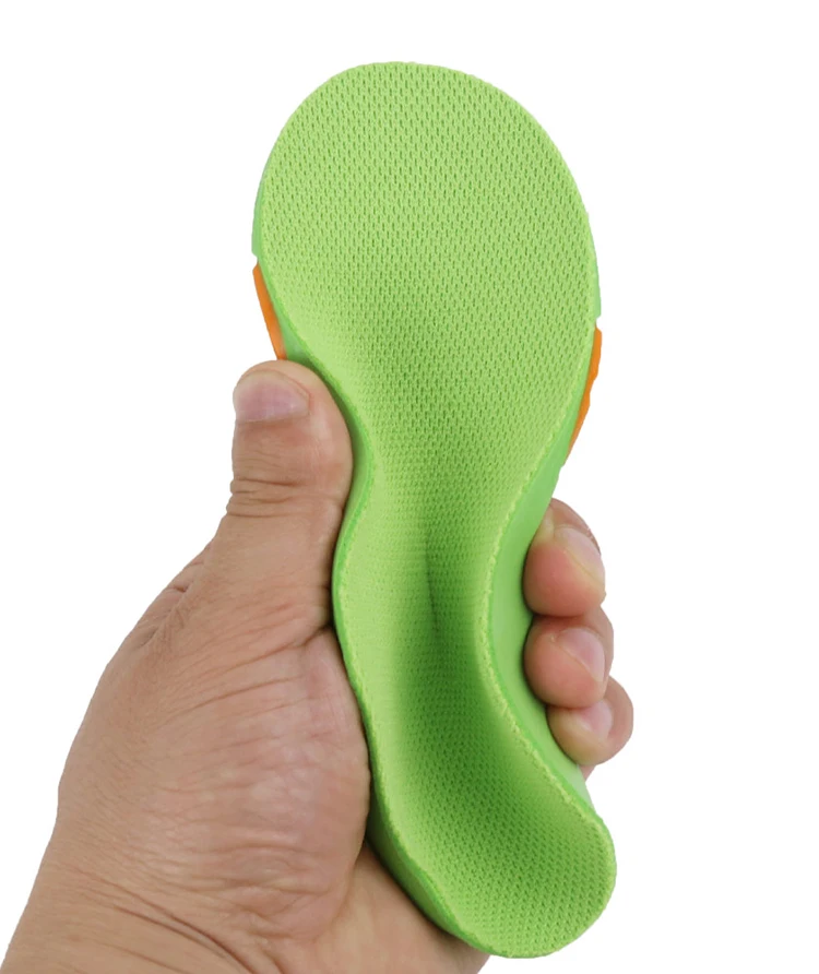 High Arch Support Hard Heel Cup BK Mesh Orthotic Kid Eva Insoles