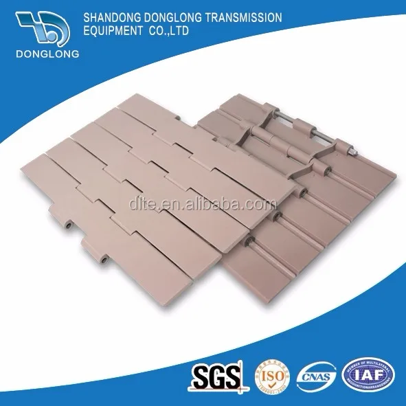 820 Series Straight Flexible Plastic Top Chain From Manufacturer