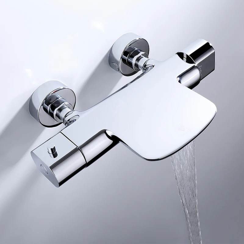 
ODM smart manufacture exposed bathroom shower thermostatic bath mixer tap 