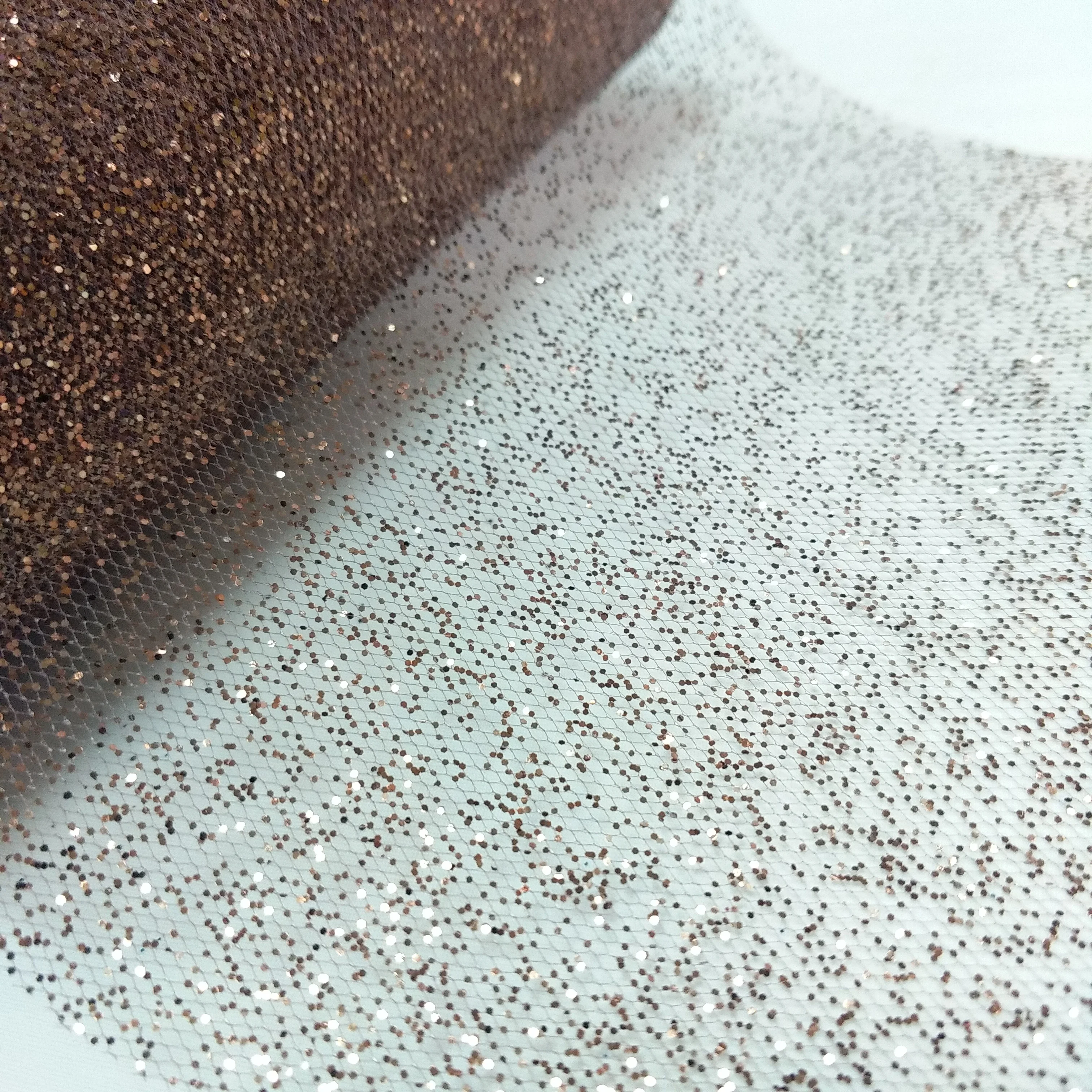 High-quality colorful glitter tulle and tulle roll wholesale variety of styles custom width birthday party Christmas decoration